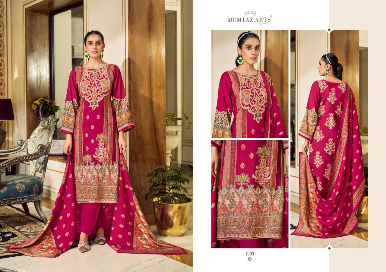Mumtaz Arts Mehr E Gul catalog wholesale dress material in nashik