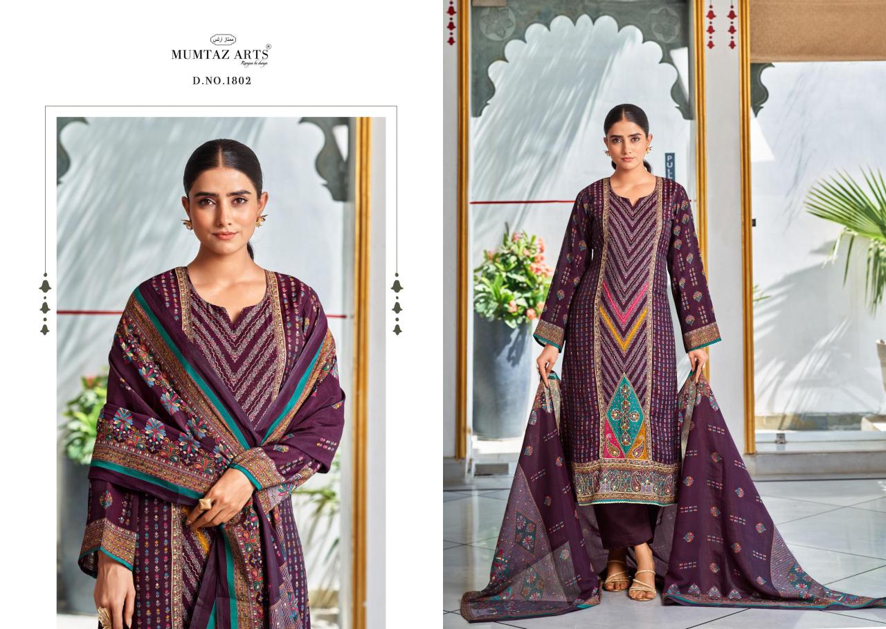 Mumtaz Arts Tohfa catalog fancy dress material wholesale in mumbai