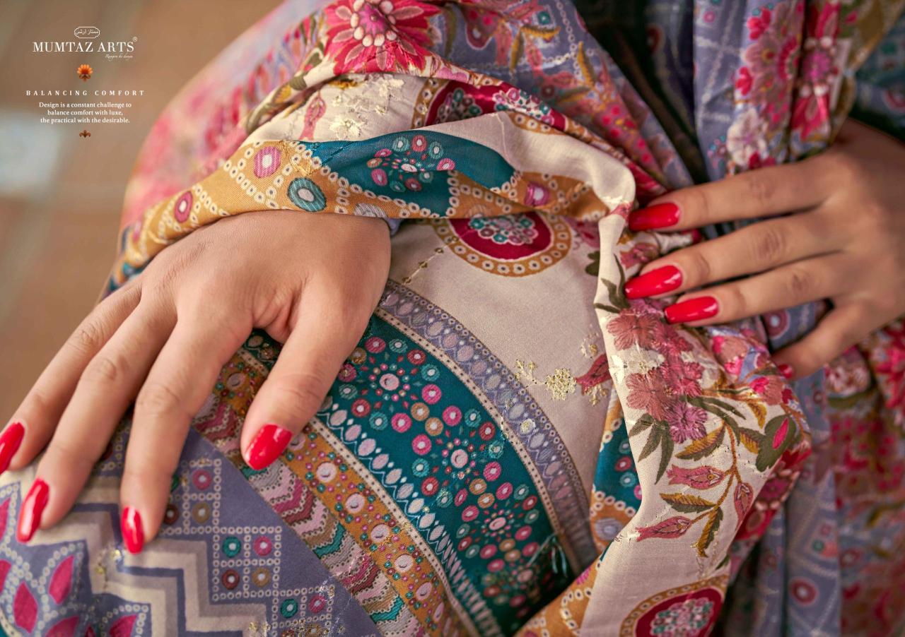 Mumtaz Arts Zareen catalog wholesale ladies dress material suppliers in vadodara