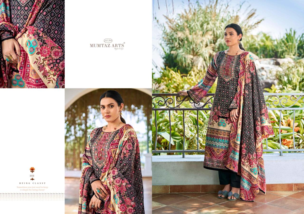 Mumtaz Arts Zareen catalog wholesale ladies dress material suppliers in vadodara