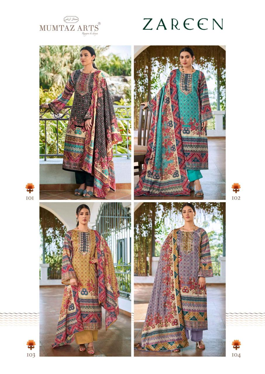 Mumtaz Arts Zareen catalog wholesale ladies dress material suppliers in vadodara