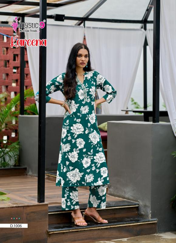 Mystic 9 Kareena vol 1 catalog co ord sets manufacturers in india