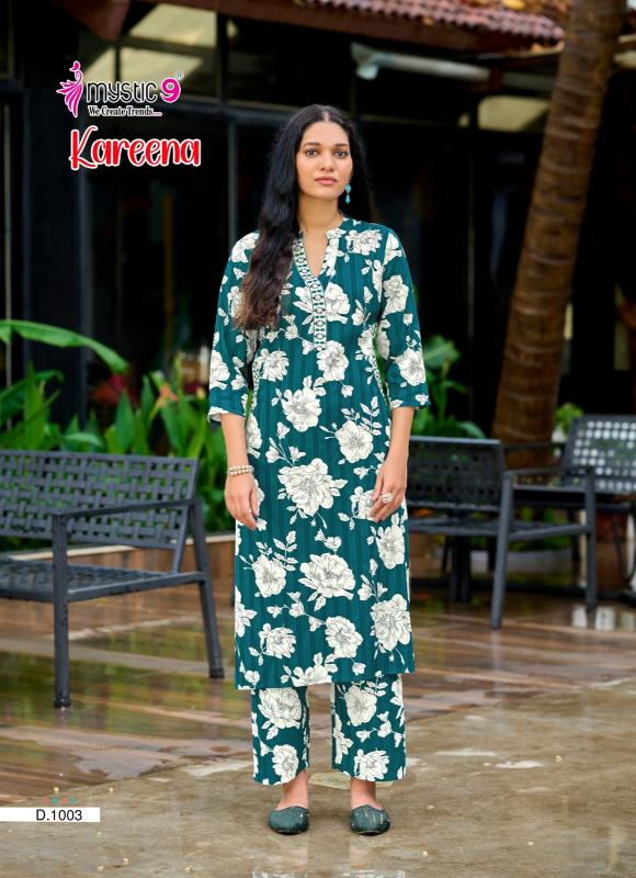 Mystic 9 Kareena vol 1 catalog co ord sets manufacturers in india