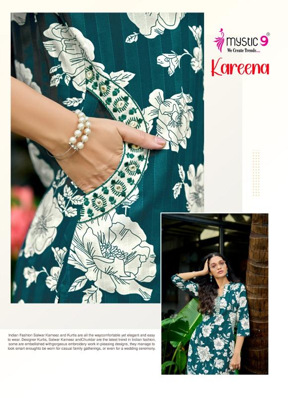 Mystic 9 Kareena vol 1 catalog co ord sets manufacturers in india