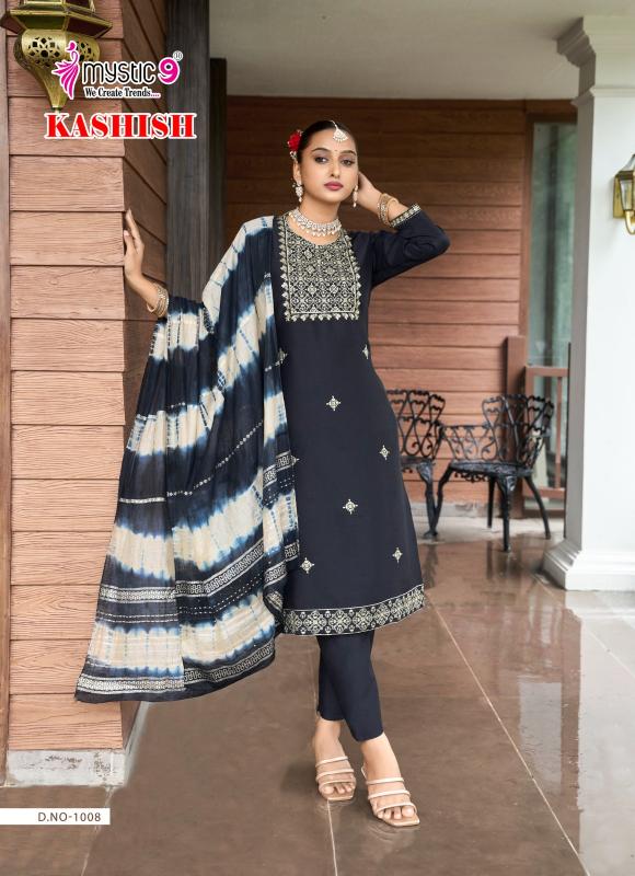 Mystic 9 Kashish vol 1 catalog best wholesale shops in surat for designer kurtis
