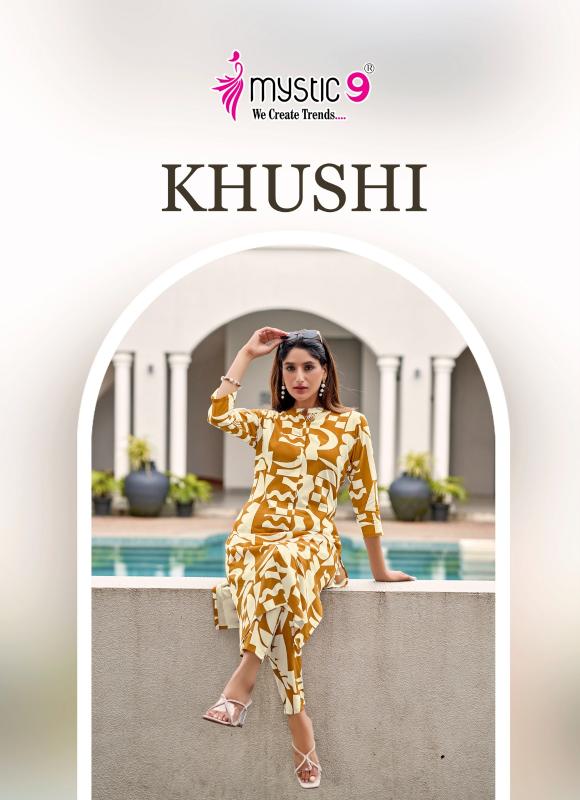 Mystic 9 Khushi Vol 6 catalog modest co ord sets wholesale