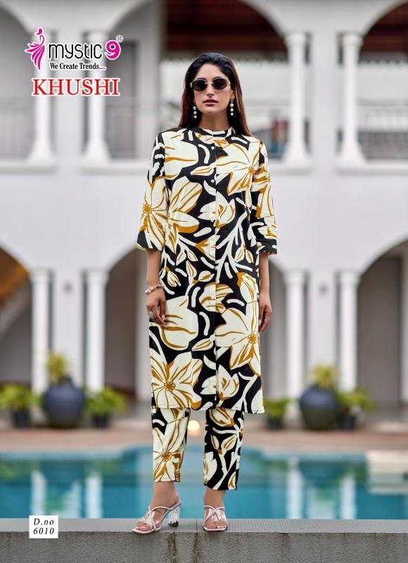 Mystic 9 Khushi Vol 6 catalog modest co ord sets wholesale