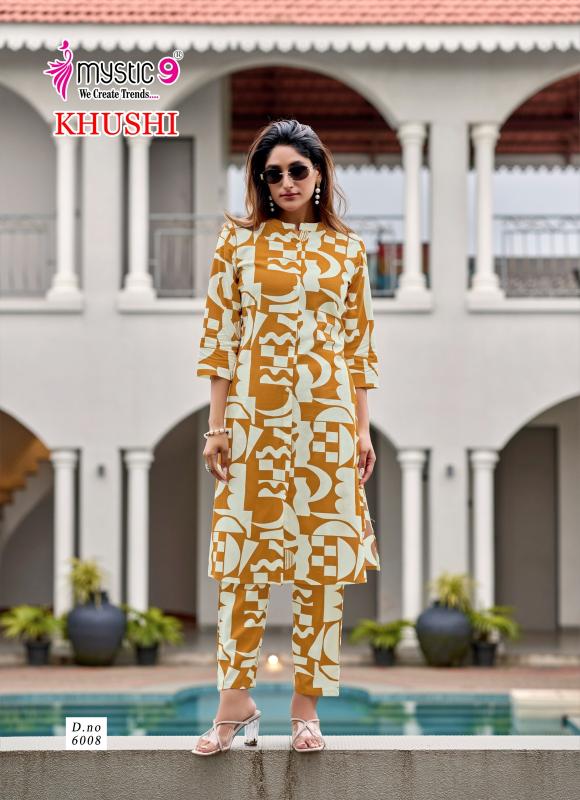 Mystic 9 Khushi Vol 6 catalog modest co ord sets wholesale