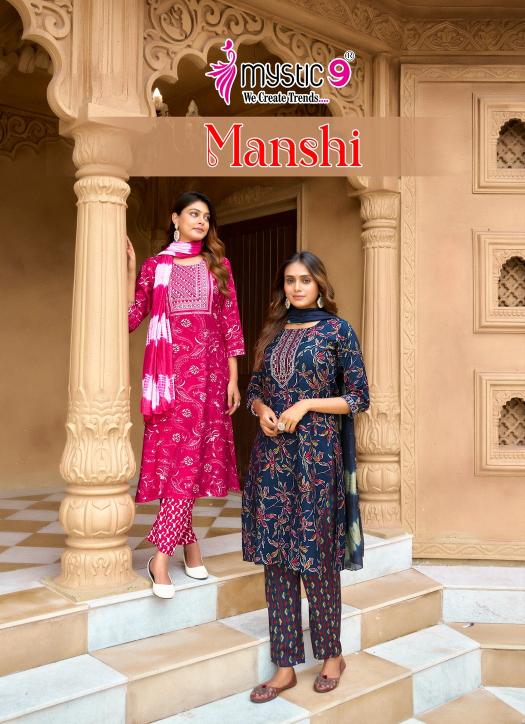 Mystic 9 Manshi vol 1 catalog wholesale kurti suppliers in surat
