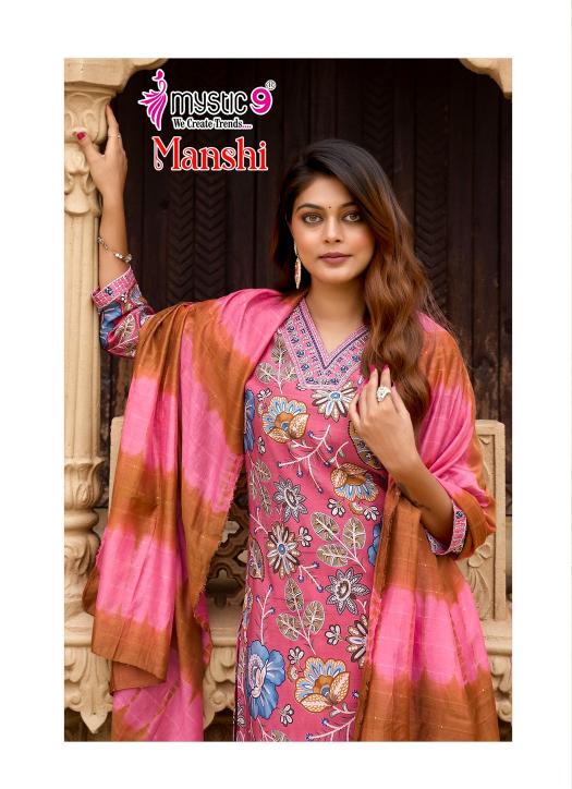 Mystic 9 Manshi vol 1 catalog wholesale kurti suppliers in surat
