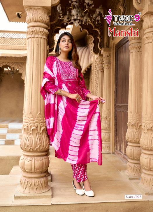 Mystic 9 Manshi vol 1 catalog wholesale kurti suppliers in surat