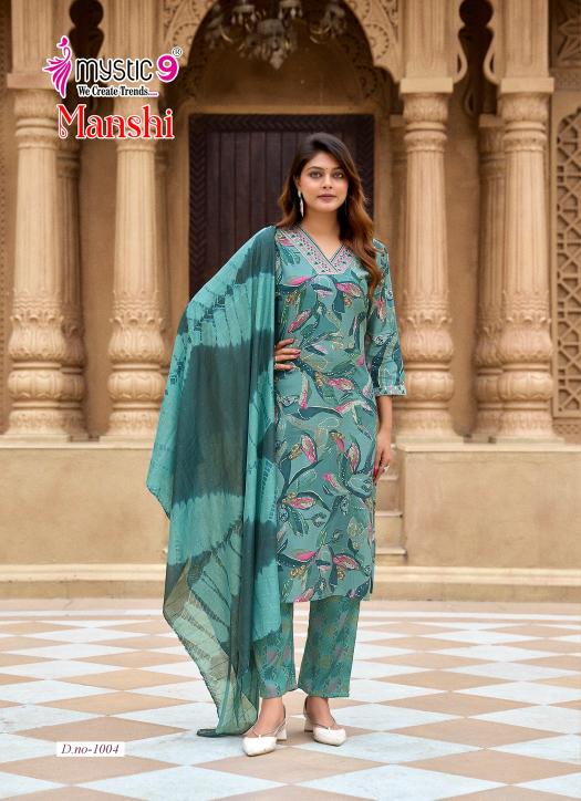 Mystic 9 Manshi vol 1 catalog wholesale kurti suppliers in surat