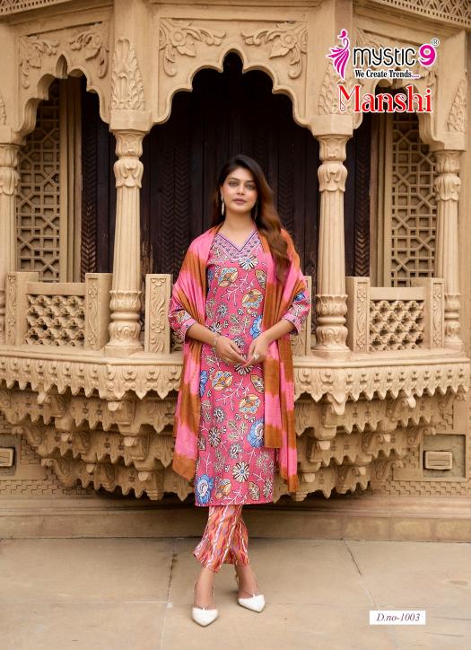 Mystic 9 Manshi vol 1 catalog wholesale kurti suppliers in surat