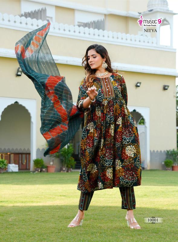 Mystic 9 Nitya vol 1 catalog kurti latest design surat wholesale
