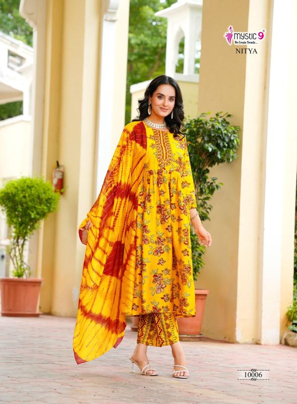 Mystic 9 Nitya vol 1 catalog kurti latest design surat wholesale