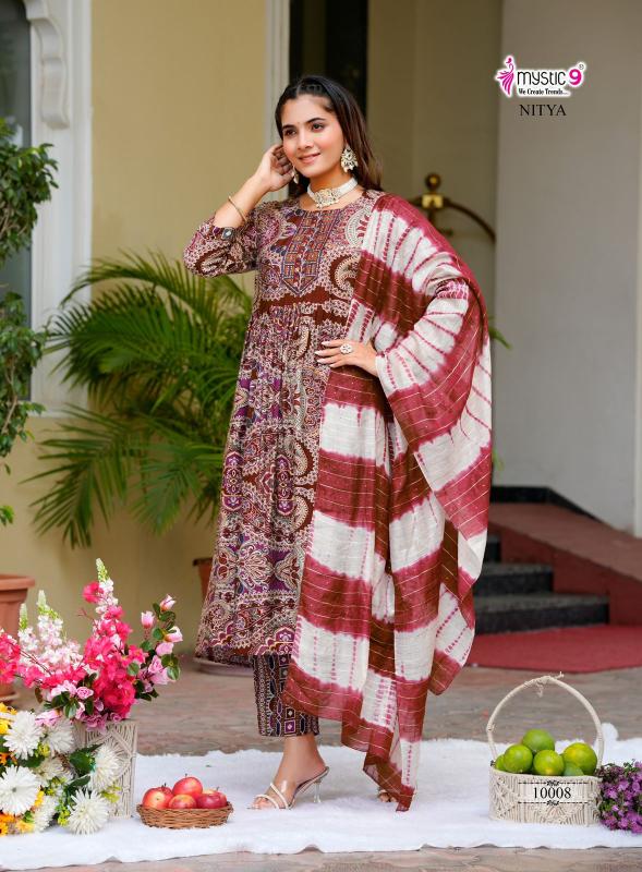 Mystic 9 Nitya vol 1 catalog kurti latest design surat wholesale