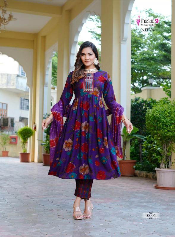 Mystic 9 Nitya vol 1 catalog kurti latest design surat wholesale