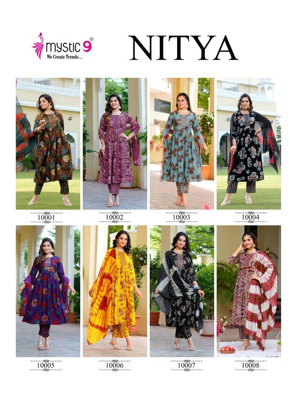 Mystic 9 Nitya vol 1 catalog kurti latest design surat wholesale
