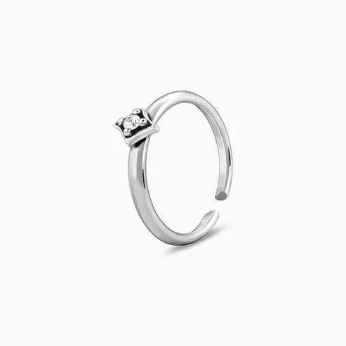 Nitya Oxidised Silver Aarna Toe Rings 