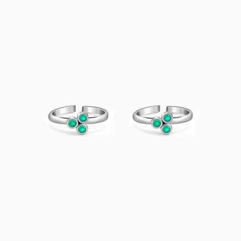 Nitya Silver Kanika Toe Rings