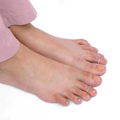 Nitya Silver Kanika Toe Rings