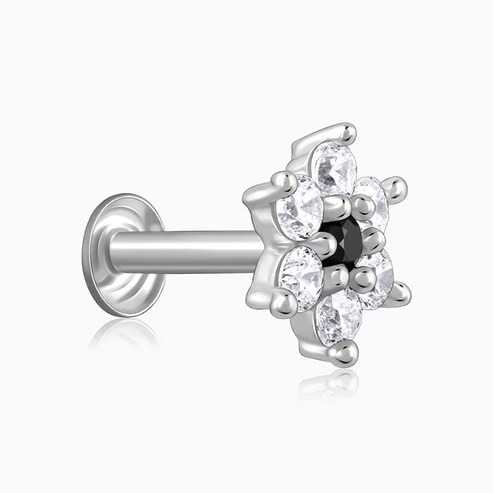 Nitya Silver Star Gaze Nosepin