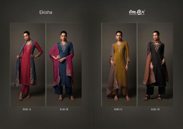 Omtex Ekisha catalog ladies salwar kameez wholesale
