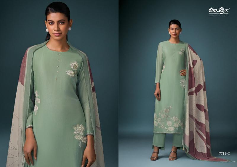 Omtex Fashion Icon catalog wholesale salwar kameez fabric