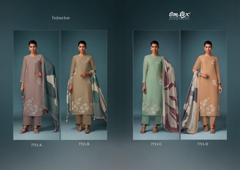 Omtex Fashion Icon catalog wholesale salwar kameez fabric