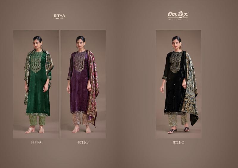 Omtex Ritha Vol 22 catalog wholesale market for salwar kameez in delhi