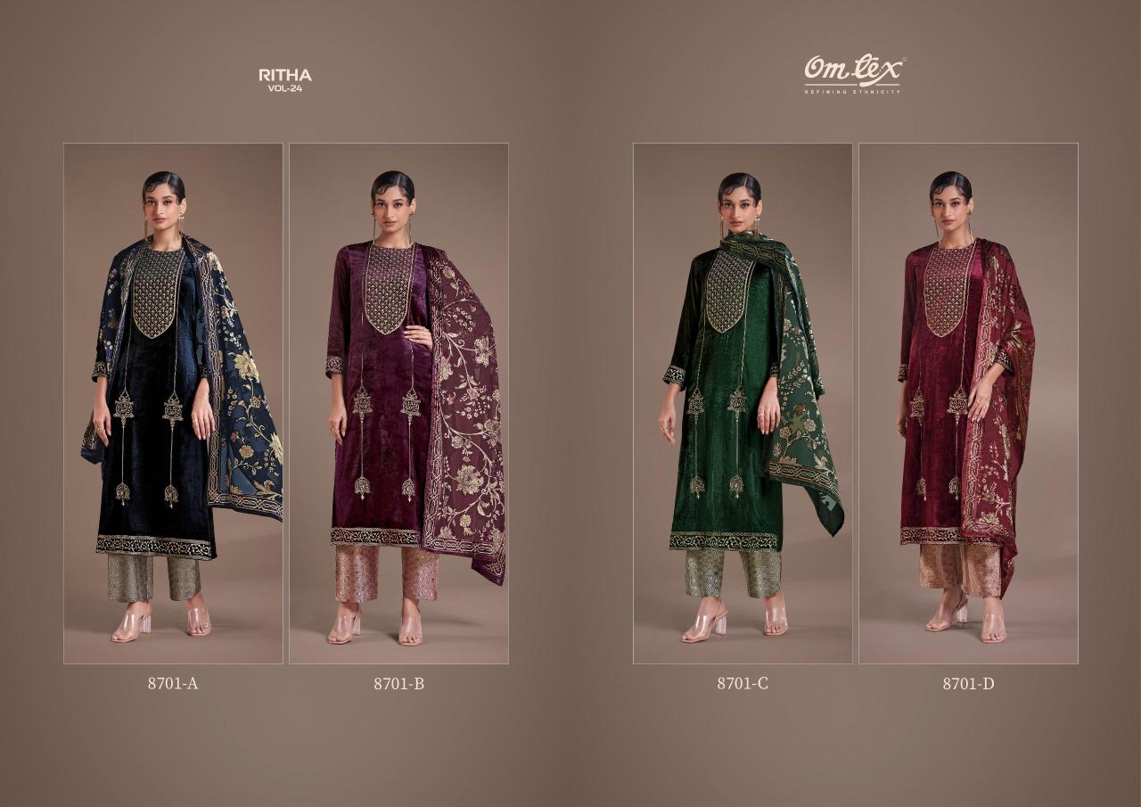 Omtex Ritha Vol 24 catalog wholesale salwar kameez surat