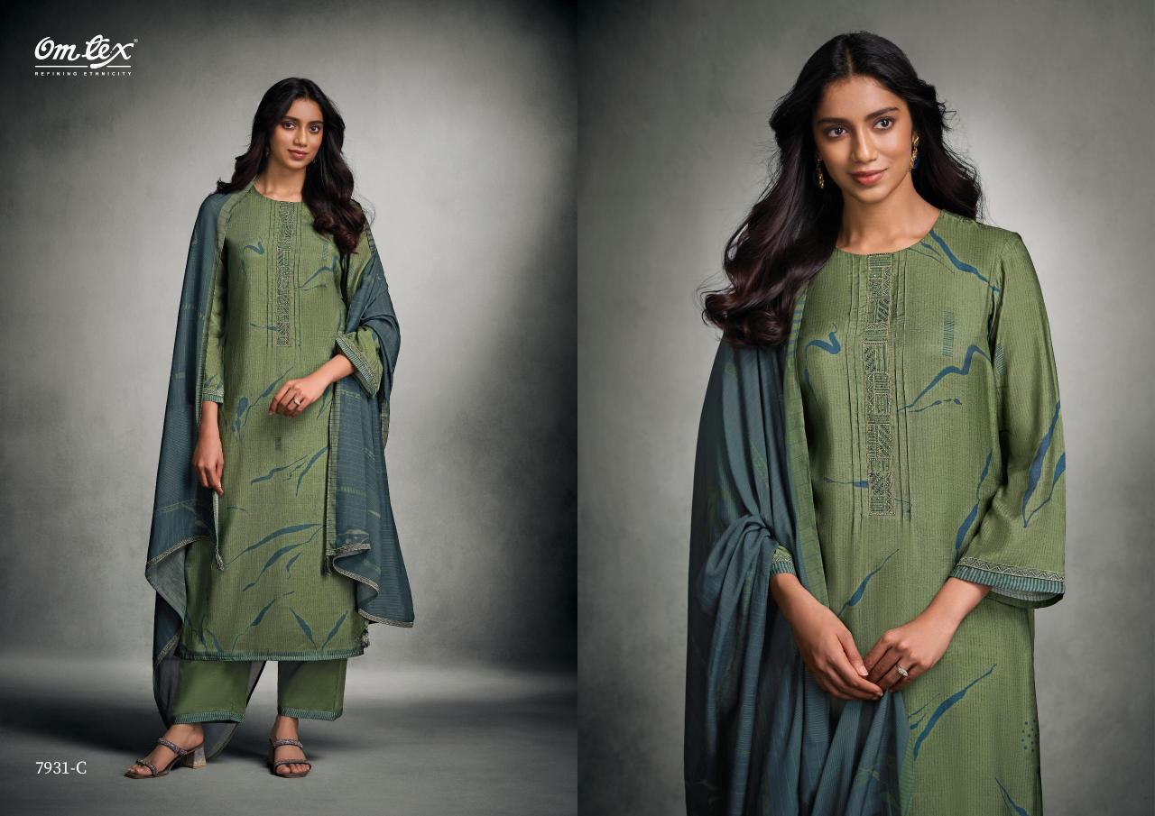 Omtex Silmaya catalog unstitched salwar kameez suppliers in surat