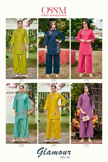 Ossm Glamour vol 2 catalog modest co ord sets for women
