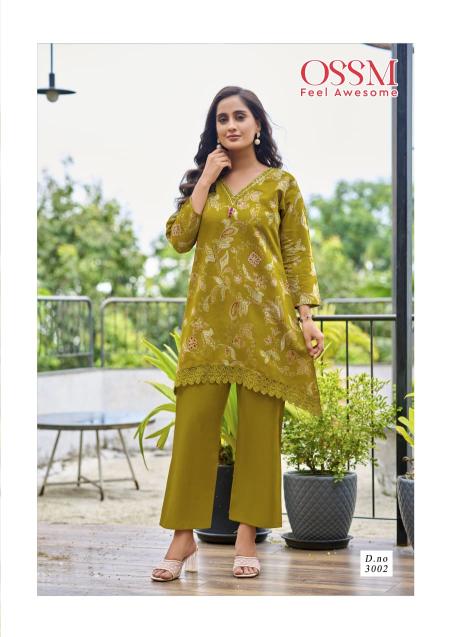 Ossm Lifestyle vol 3 catalog co ord sets manufacturers in india