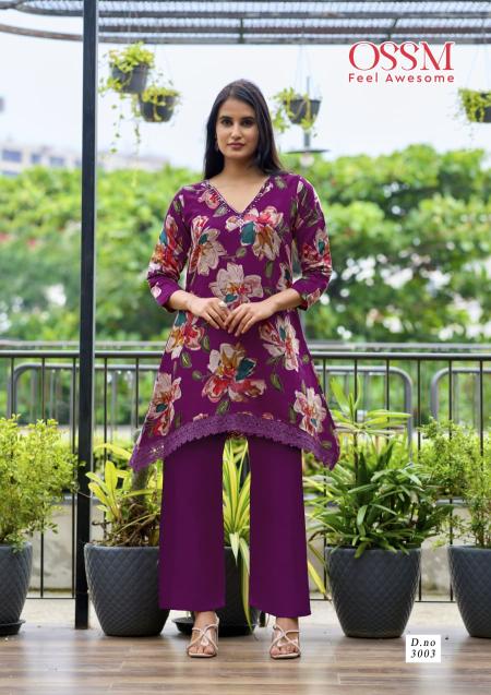 Ossm Lifestyle vol 3 catalog co ord sets manufacturers in india