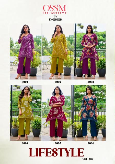Ossm Lifestyle vol 3 catalog co ord sets manufacturers in india