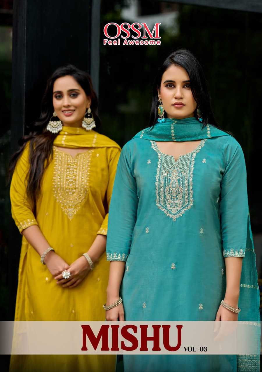Ossm Mishu Vol 3 catalog kurti exporter in surat