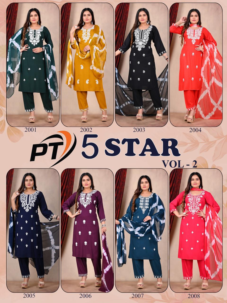 Padmavati 5 Star vol 2 catalog kurti kanchali dress taylor in surat