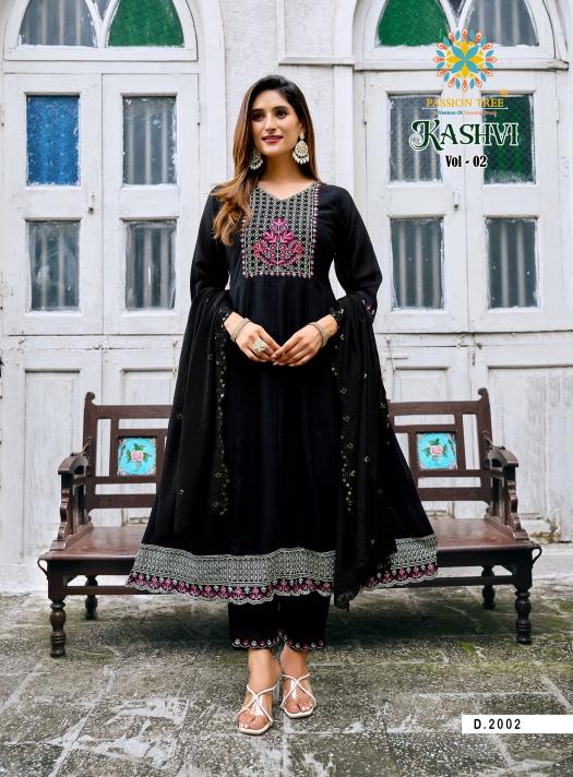 Passion Tree Kashvi vol 2 catalog wholesale anarkali kurtis
