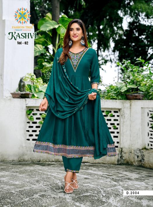 Passion Tree Kashvi vol 2 catalog wholesale anarkali kurtis