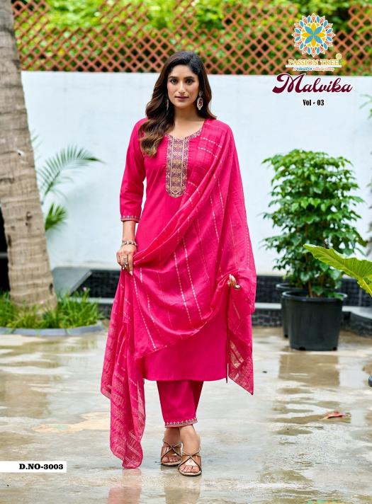 Passion Tree Malvika Vol 3 Catalog surat wholesale winter kurtis
