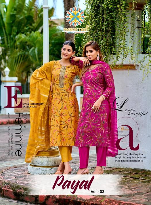 Passion Tree Payal Vol 3 catalog new style indian kurtis
