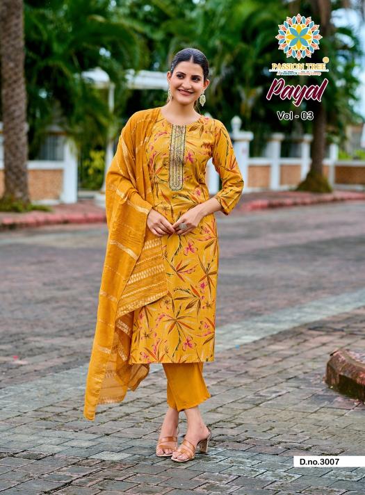 Passion Tree Payal Vol 3 catalog new style indian kurtis