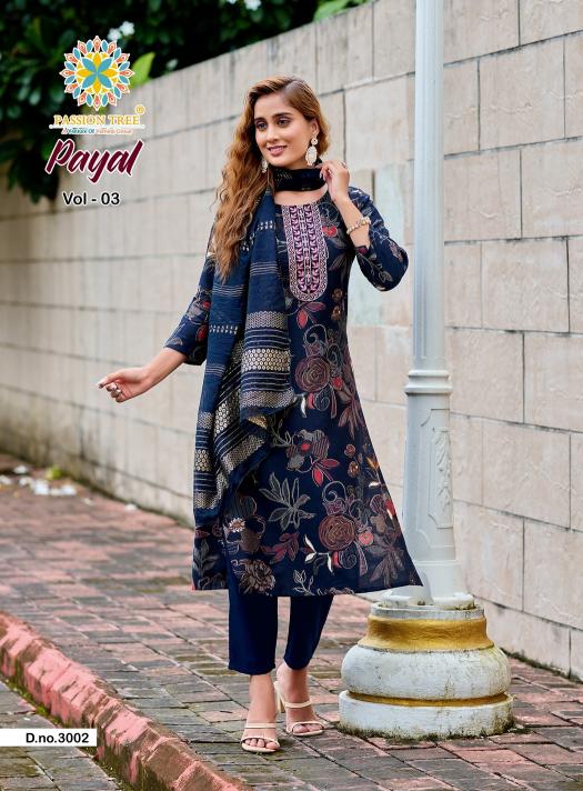 Passion Tree Payal Vol 3 catalog new style indian kurtis