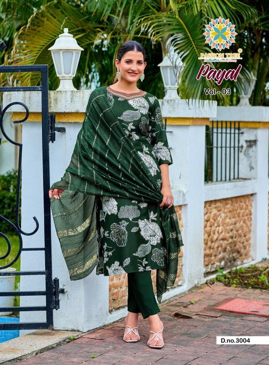 Passion Tree Payal Vol 3 catalog new style indian kurtis