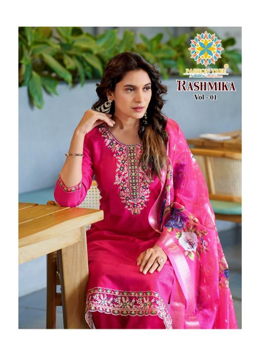 Passion Tree Rashmika catalog fancy kurtis wholesale surat