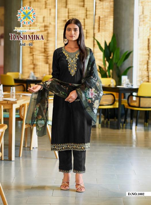 Passion Tree Rashmika catalog fancy kurtis wholesale surat