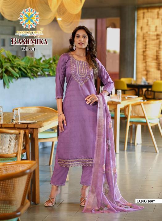 Passion Tree Rashmika catalog fancy kurtis wholesale surat