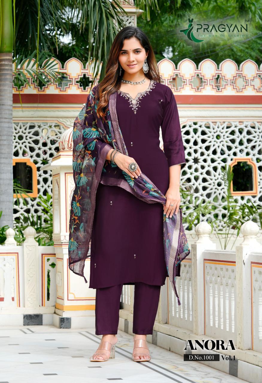 Pragyan Anora vol 1 catalog kurti wholsale market surat abhishek market