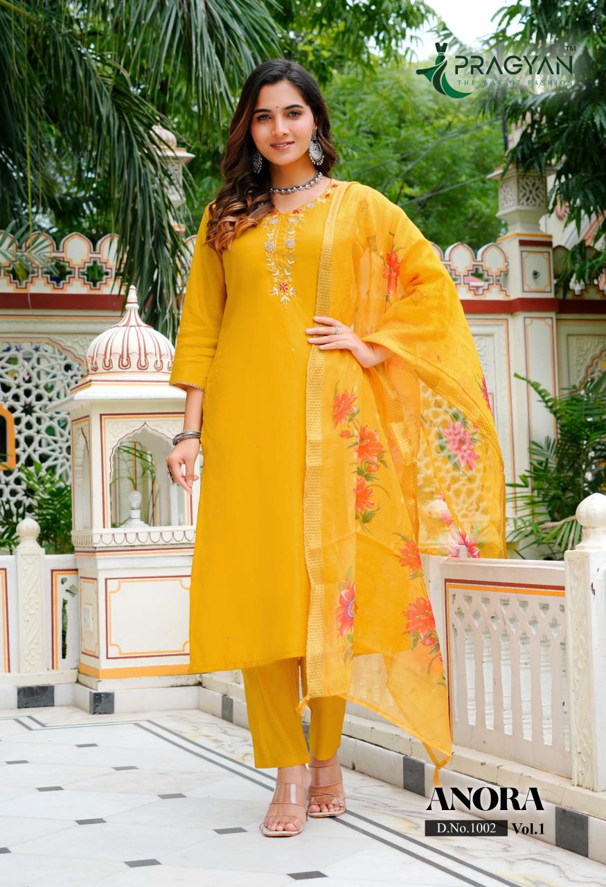 Pragyan Anora vol 1 catalog kurti wholsale market surat abhishek market